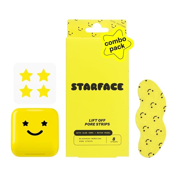 Starface Hydro-Star Big Yellow Compact + Lift Off Pore Strips (32+8)