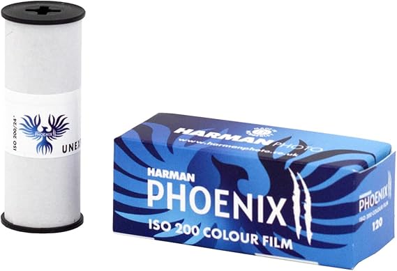 Harman Phoenix II 200 Color Negative 120 Roll Film, 200 ISO