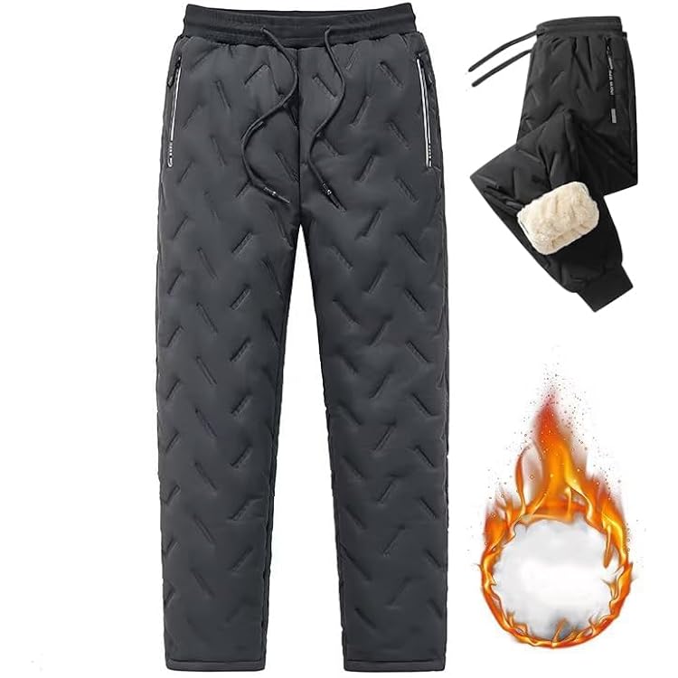 Polar Supply Fleece Pants, Polarpants Fleece Thermal-Pants Unisex, Unisex Fleece-Lined Waterproof Pants