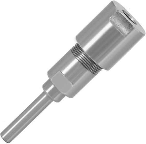 Router Collet Extension Rod Router Bit Adapter Extender Milling Cutter Extension Rod for 1/4in 8mm 6mm Shank(8mm Shank to 8mm)