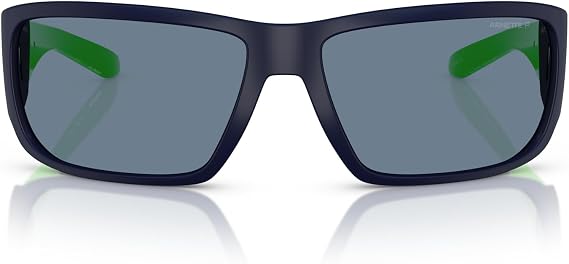 ARNETTE Man Sunglasses Matte Black Frame, Dark Grey Lenses, 64MM