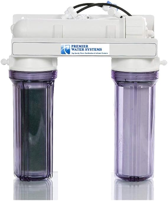 Premier RODI Aquarium Reef Reverse Osmosis Pure 0 PPM RO/DI Water Filter System 100 GPD | Made in the USA