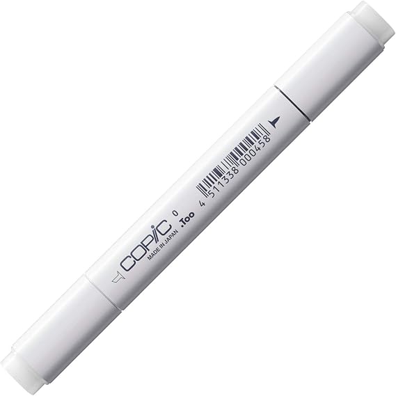 Copic Classic, Dual-Tip Alcohol Marker, 0-Copic, Colorless Blender (CMO-0C)