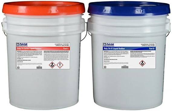Poly 74-41 Liquid Polyurethane Rubber (80lb Kit)