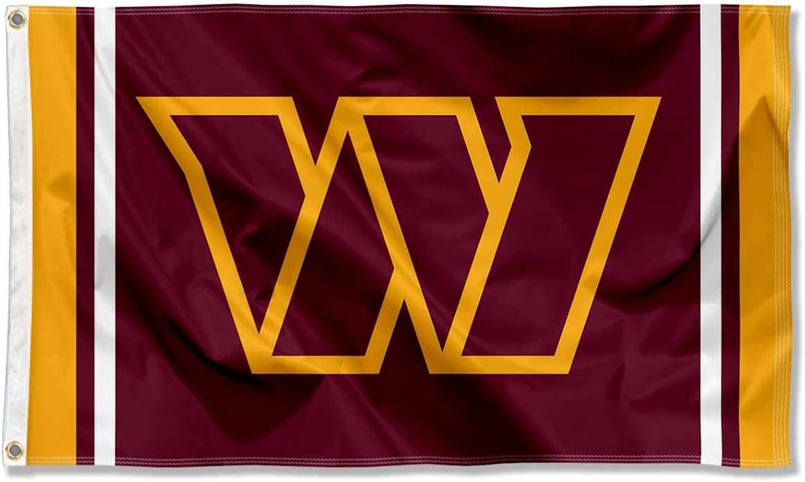 Washington Commanders Flag Outdoor Indoor 3x5 Foot Banner