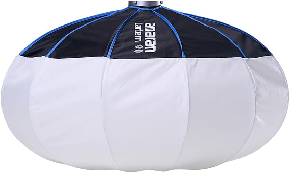 Amaran Lantern 90 Softbox,360 Soft Light Source Quick-Build Press Mount for Amaran COB Lights and Other Bowens Mount for 100d/200x/150c/300c/300x/600d/600x