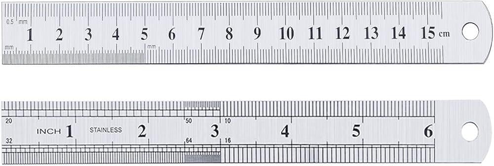 Çelik Cetvel (15 cm)