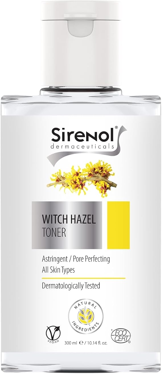 Sirenol Natural Cadı Fındığı Cilt Sıkılaştırıcı Gözenek Temizleyici Tonik 300 ml