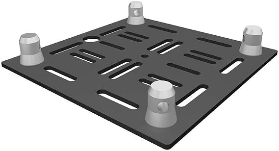 Global Truss Multi-Hole Aluminum Base Plate Black