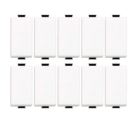Bticino ASTAM5001 Set of 10 Matix 1P 16A Switches White