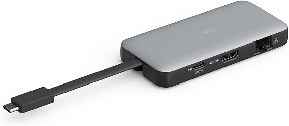 DIGITUS USB-C Travel Docking Station - 7 Ports - 1x HDMI UltraHD 4k 60Hz