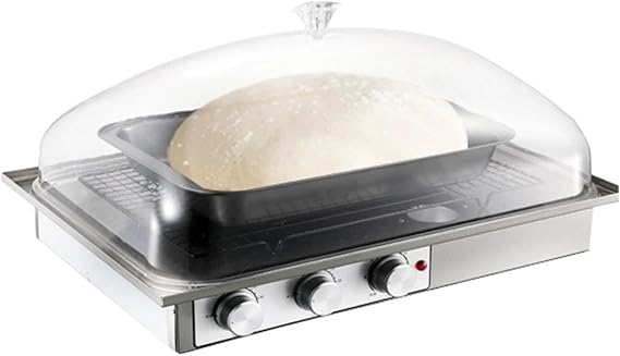 Kitchen Dough Proofer Home Bread Proofing Box With Adjustable Temperature, Timing And Humidity Control, Bread Proofer For Sourdough, Pizza Dough, Capacity 4 Toast Molds/5KG Dough