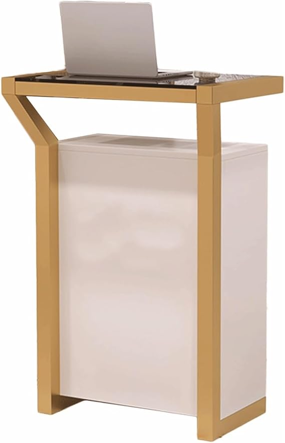Pulpits Churches Unique Podium Floor Standing Wooden Lecterns Portable Podium Stand With Storage Pulpits Training Lectures Lecterns Use Anywhere (A)