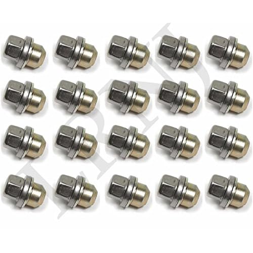 ALLMAKESBRITPART Set of 20 Wheel Nuts with Washer Compatible with LAND ROVER Defender 90 1987-2016, Part # RRD500560  ANR2763MMM