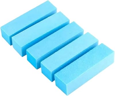 Nail Buffer Block 20Pcs Nail Buffer Professional Nail File Polisher Block Sanding Polishing Sponge Nail Art ToolsBlue