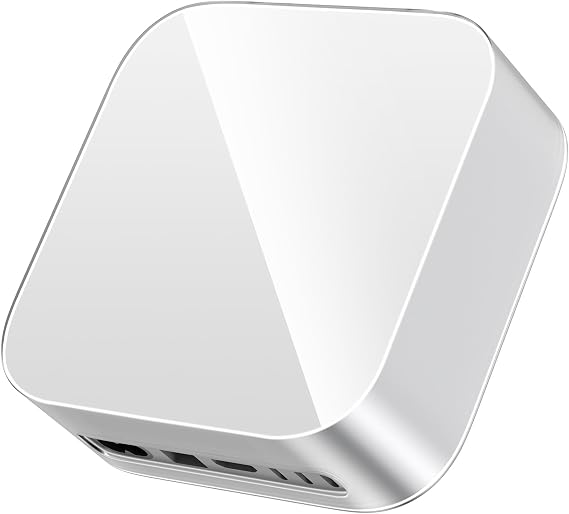 Yottamaster TPU Case for 2024 Mac mini M4,Mac mini M4 Pro Cover,Durable Protective Protector,Lightweight Scratch Proof Skin - Transparent