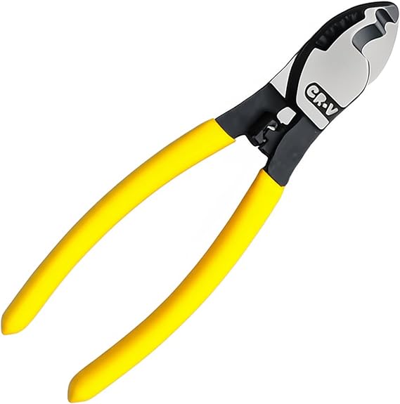 6" Cable Cutters,Sharp,Rust-Proof,Anti-Slip Handle.
