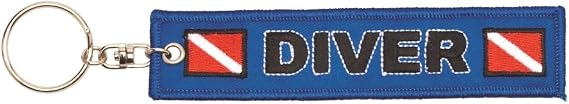 Innovative Scuba Concepts Embroidered Keychain Made From Heavy Duty Cloth, GP5396