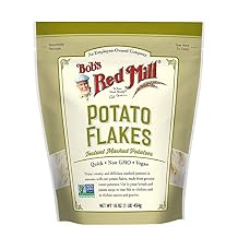 Bob's Red Mill Instant Mashed Potatoes Creamy Potato Flakes 16 Ounce (Pack of 2)