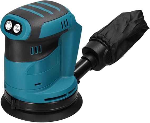 Power Tool 6 Speed Random Orbit Electric Sander 4.9 inches 125 mm Sandpaper Wood Grinder Polishing Machine