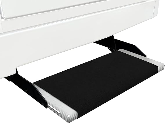 Prest-O-Fit 2-0354 Outrigger RV Step Rug Black Onyx 23 In. Wide
