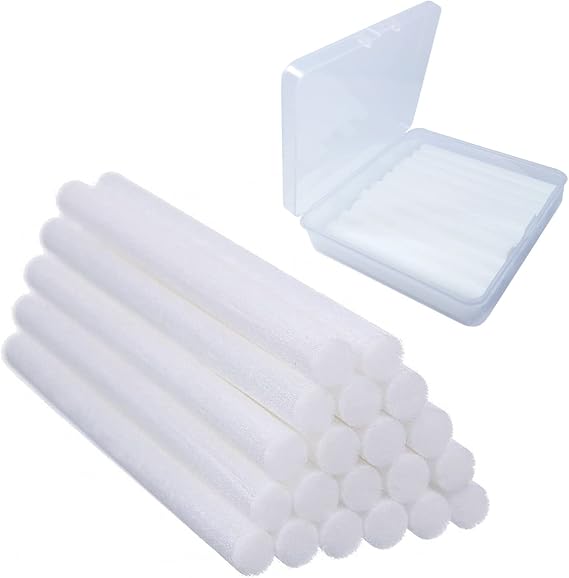 Humidifier Filters Sticks 3.66'' Replacements Cotton Stick Small Humidifier Filter Stick for INVODA Mini Cool Mist Humidifiers (24PCS)