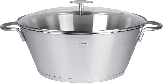 Cristel 18-10 Stainless Steel 13.5" Preserve Pan Fixedhandle - Extras