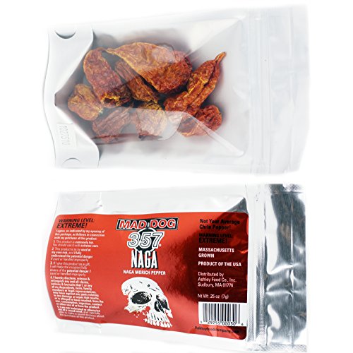 Mad Dog 357 Dried Naga Morich Peppers 7 grams
