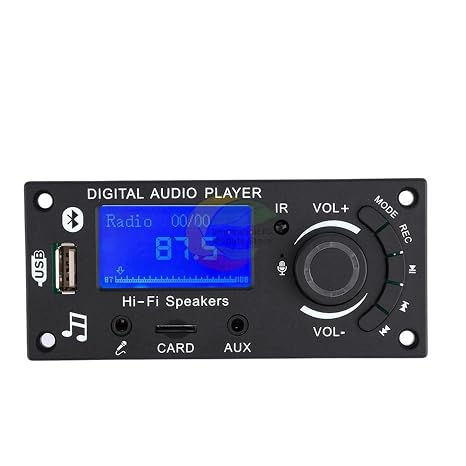 LCD Display Mp3 Decoding Board Bluetuth Module Car Audio Motherboard with FM Ratdio