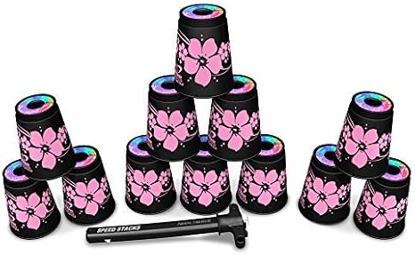 Speed Stacks | Official Sport Stacking Set, Lucky Duck - 12 Cups and Holding stem | Top Grade Materials, Low Friction | WSSA Approved