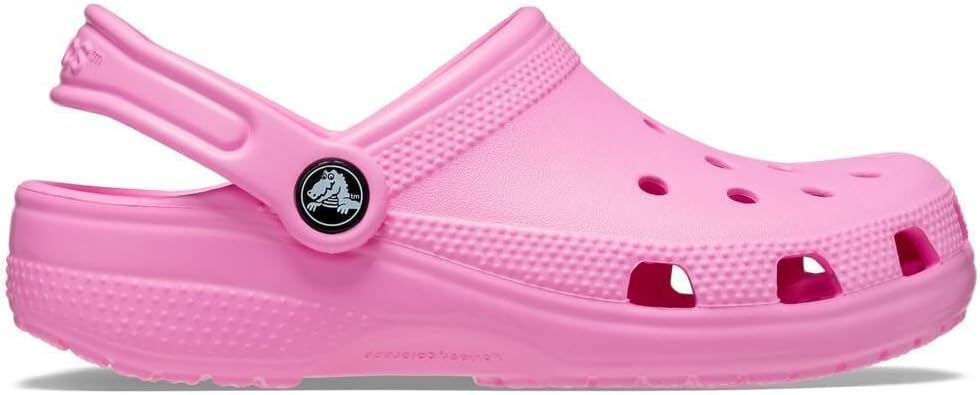 Crocs Unisex-Child Classic Clogs, Taffy Pink, 13 Little Kid