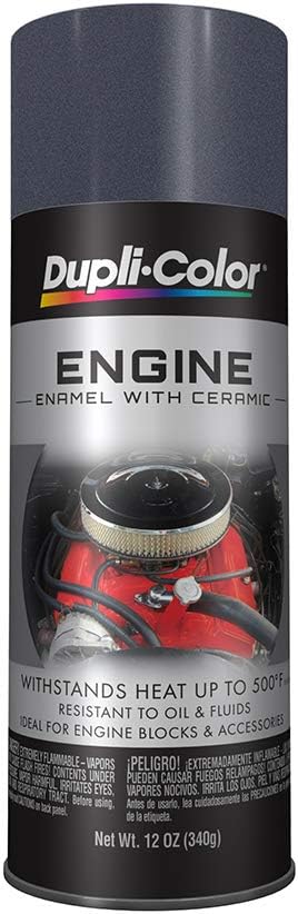 Dupli-Color (EDE165107 -6 PK) Cast Coat Iron Engine Enamel with Ceramic - 12 oz. Aerosol, (Case of 6)