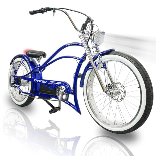 Tracer Legend GT7 Adult E-Bike - 750W Motor, 960WH Battery, Reaches 20MPH with 60-80 Mile Range, 26 Fat Tires for All-Terrain Use Including Mountains, Snow, Sand, and Roads, UL2849 Certified