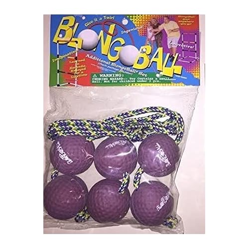 BLONGO Ball 3 Purple Ladder Ball Replacement Soft Balls Bolo Toss Hillbilly Golf