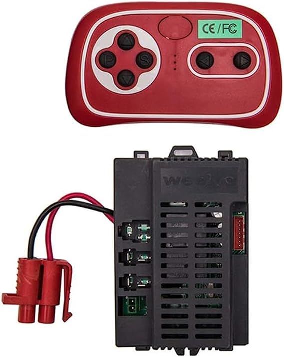 RX74 24V 2.4G Remote Control and Receiver Kit, Kids Powered Ride On Car Controller Control Box Accessories for Children Electric Ride On Car Replacement Parts(Full set)
