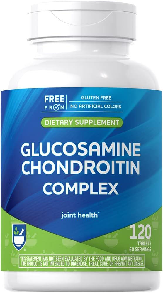 Rite Aid Glucosamine HCl - 120 Count, Movement Advanced Tablets, 1,500 mg of Glucosamine HCl, Chondroitin, Boron, Calcium & Hyaluronic Acid for Joint Health