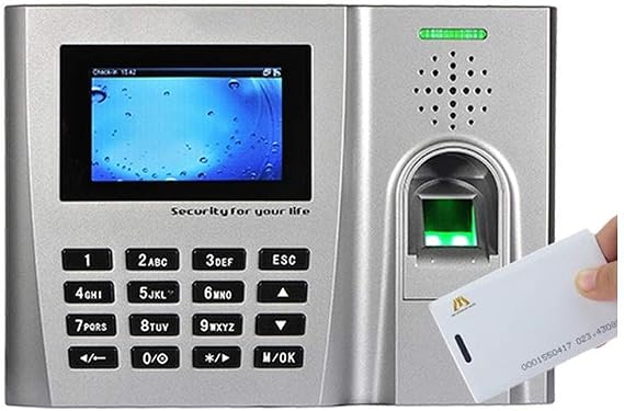 HUACHEN-LS time Card Machine ZK Fingerprint Time Attendance System with Card Reader TCP/IP Web Server Biometric Time Record Time Attendance Clock Employee Checking-in Recorder