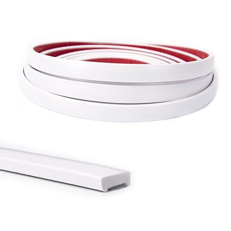 Art3d 30 ft Peel and Stick Flexible Molding Trim for Wall Tile Edge, White | Durable, Waterproof, Oil-Proof, Superior Adhesive, Useful, Easy to Clean, Ideal for Mirror Edges, Accent Walls, Backsplashes
