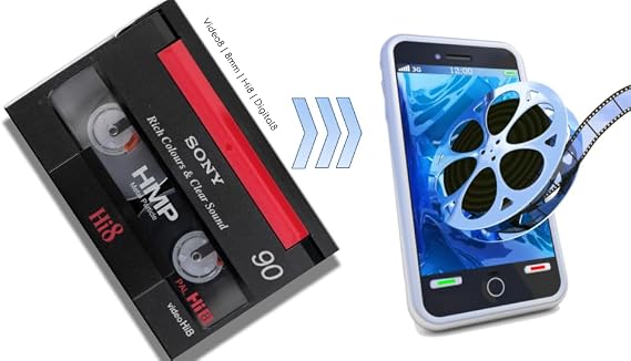Video8, Hi8, Digital8, 8mm Video Tape Transfer Service, Digitization to Digital MP4 (MPEG4) file by Lotus Media (1)