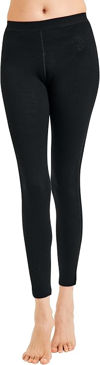 METARINO 100% Merino Wool Base Layer Women Pants Bottoms for Skiing Hiking