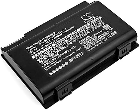 Cameron Sino CS New Replacement Battery for Celsius H250, Celsius H700 Mobile Workstatio, LifeBook NH570 (4400mAh) 0644680, CP335276-01, FPB0145-01, S26391-F405-L800