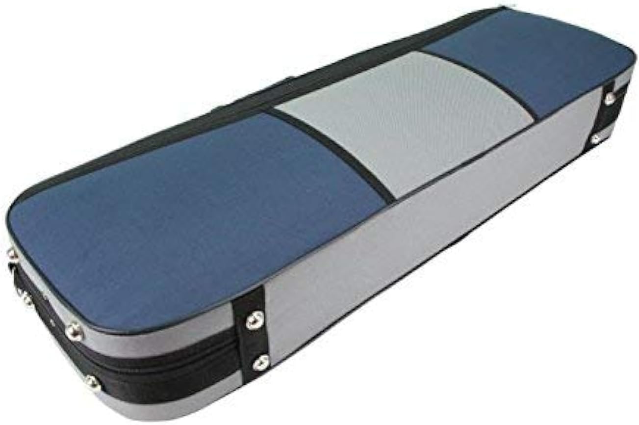 D Z Strad Violin Case - Blue & Gray Oblong 34 - size