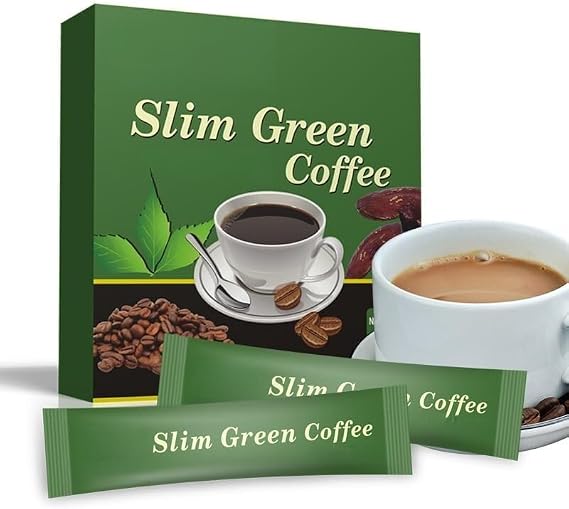 Slimming green coffee, suitable for men and women, slim waistline-weight management-flat belly