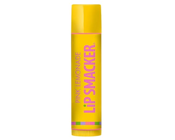Lip Smacker Flavored Lip Balm, Flavored Moisturizing, Smoothing Soft Shine, Hydrating & Protecting Fun Tasty Flavors, Cruelty-Free & Vegan - Pink Lemonade