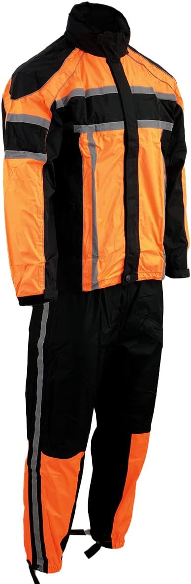 NexGen Men's Rain Suit - Black & Orange