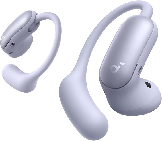 soundcore AeroFit 2 Pro by Anker, 2-in-1 Hybrid Earbuds with Awareness Mode and Focus Mode, Bluetooth 6.1, Hi-Res, LDAC, Spatial Audio, Al Clear Phone Calls, IP55, 34H Total Playtime