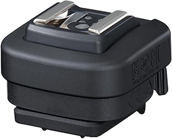 Canon Multi-Function Shoe Adapter AD-E1 | Multi-function shoe adapter with dual locking pins and TTL support for Speedlites, transmitters and microphones