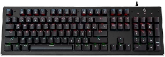Gameforce Raider Mekanik Oyuncu Klavyesi, Mavi Switch, Rainbow Aydınlatma