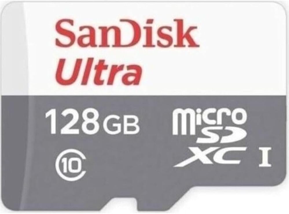 SanDisk 128GB Ultra microSDXC UHS-I Class 10 Memory Card 100 MB/s SDSQUNR-128G-GN6MN