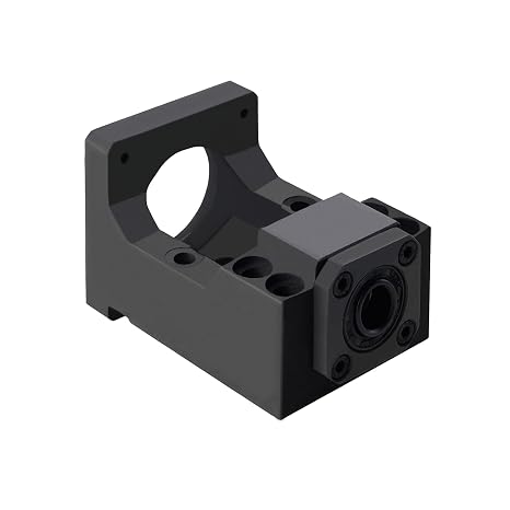 HM12-57 Nema 23 Stepper Motor Mounting Bracket, Steel Mounting Bracket for 57mm Nema 23 Motor and 16mm Ball Screw Ballscrew SFU1605 1610 1616 1620 1604